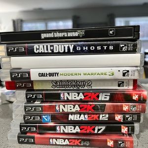 PlayStation 3 Games: 10 games total.